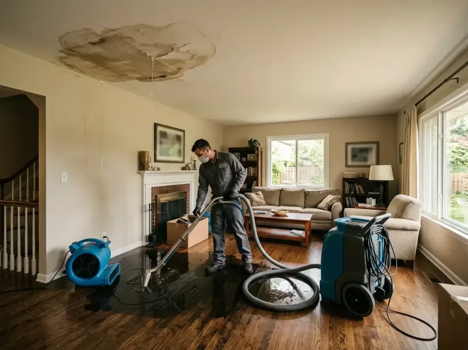 attic-pipe-burst-ceiling-drip-008 — frequently asked questions, Water Damage Restoration & Carpet Care in Poplar Bluff, MO